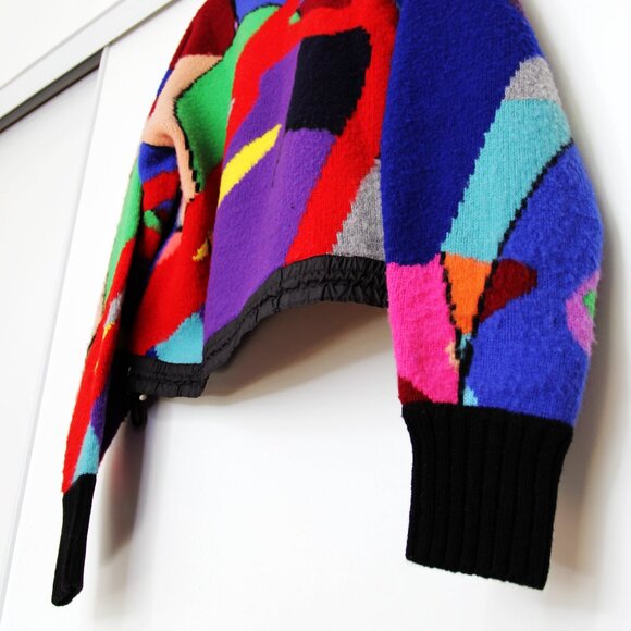 BNWT AW21 SACAI x KAWS JACQUARD SWEATER 3 - Picture 7 of 11